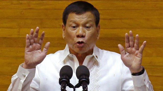 Philippine President Rodrigo Duterte's war on drugs has killed an estimated 7000 people.