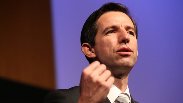 Education Minister Simon Birmingham.