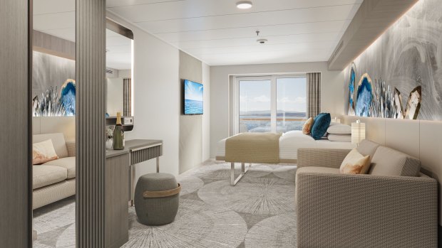 A balcony stateroom.