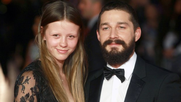 Mia Goth and Shia LaBeouf have been a couple since filming <i>Nymphomaniac</i> together in 2012.