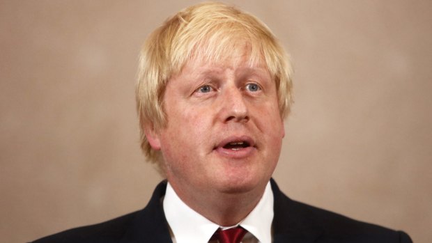 'Ridiculous': Former mayor of London Boris Johnson.