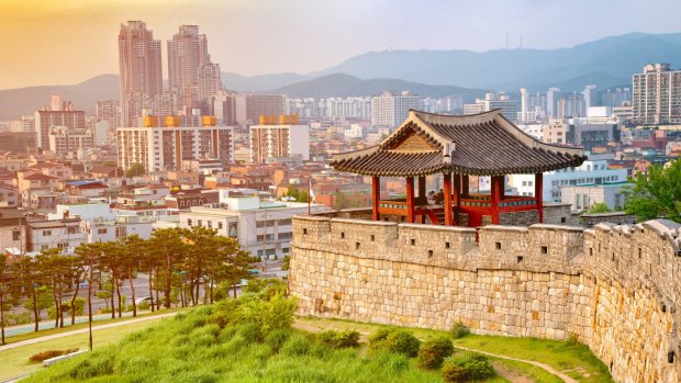 Suwon was founded as Korea's first planned city in the 18th century, and its crowning glory is Hwaseong Fortress, now a World Heritage site.