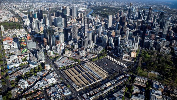 The block opposite Queen Victoria Market is estimated to have increased in value to more than $100 million because the council has proposed to remove height restrictions.