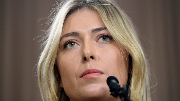 Banned: Maria Sharapova is absent from Wimbledon this year.