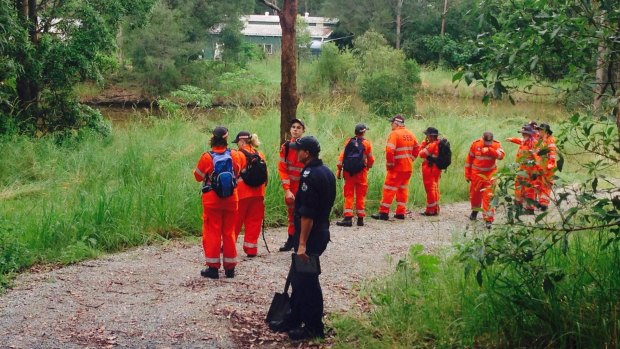 SES volunteers searched a Gold Coast Hinterland property for the remains of missing mother Novy Chardon in 2015.