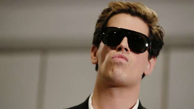 US commentator Milo Yiannopoulos.