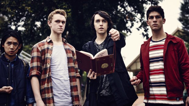 The original Nowhere Boys: Andy (Joel Lok), Jake (Matt Testro), Felix (Dougie Baldwin) and Sam (Rahart Adams).