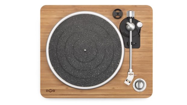 The Marley turntable makes listening to vinyl a joint venture.