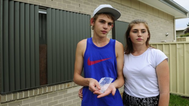A shot was fired into the Queanbeyan home of Cody Matheson and Molly Winters. 