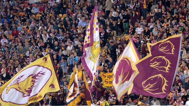 Not any time soon: Queensland greats Gorden Tallis and Darren Lockyer are happy with the grand final remaining in Sydney.