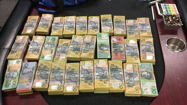 Police seized more than $2 million during 27 raids rolled out by the NSW Gangs Squad and Australian Border Force. 