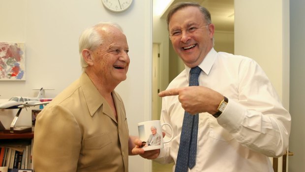 Liberal MP Philip Ruddock in his safari suit.