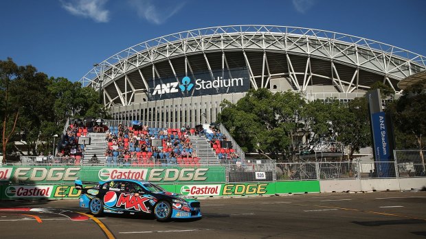 Last hurrah: The V8 Supercars round at Sydney Olympic Park will end this year.