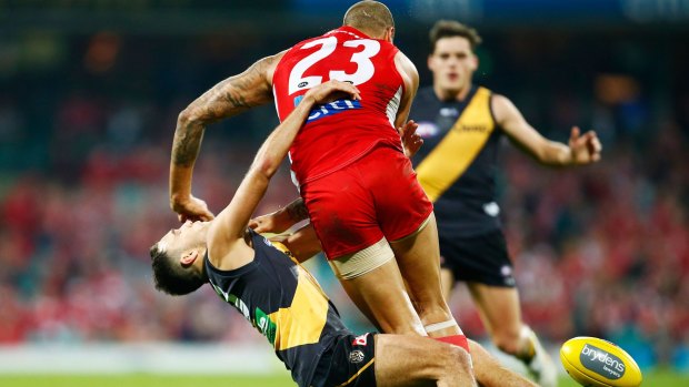 Lance Franklin will miss the game against Port Adelaide.