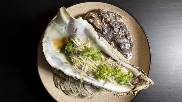 Go-to dish: XXXL Tasmanian wild oysters (market price).