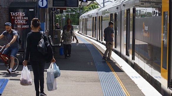 All of the stations on the Bankstown Line are in for a "major overhaul", which includes straightened platforms.