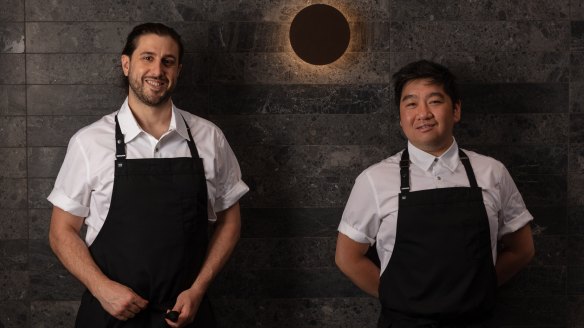 Chefs Daniel Natoli and Adrian Li at La Madonna.