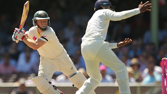 Chris Rogers in action at the Sydney Cricket Ground in January 2015.