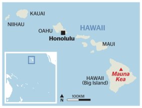 The location of the proposed Thirty Metre Telescope.