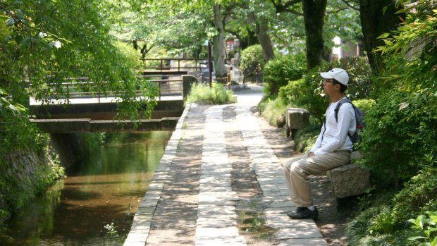 The Philosopher's Path along the Biwa Canal.