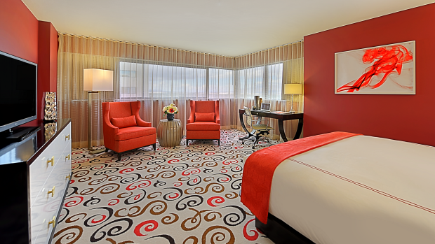 A Premium room at the Downtown Grand.