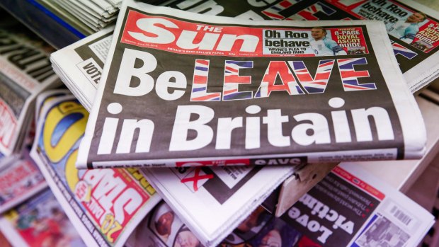 The Sun urged readers to vote to leave the EU:  Parochialism often fails us when the issues are global such as with some of the British media coverage of the Brexit vote. 
