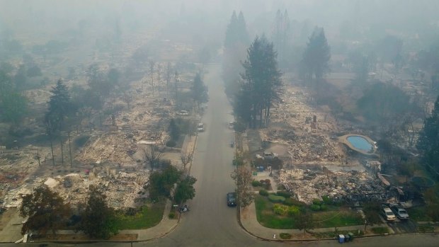 Newly homeless residents of California wine country took stock of their shattered lives on Tuesday, a day after deadly wildfires destroyed homes and businesses.