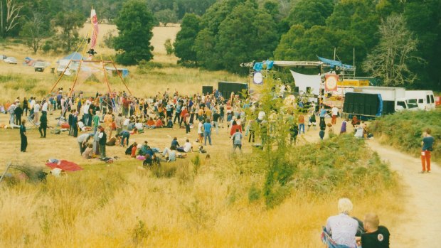 Festivalgoers back in 1998.