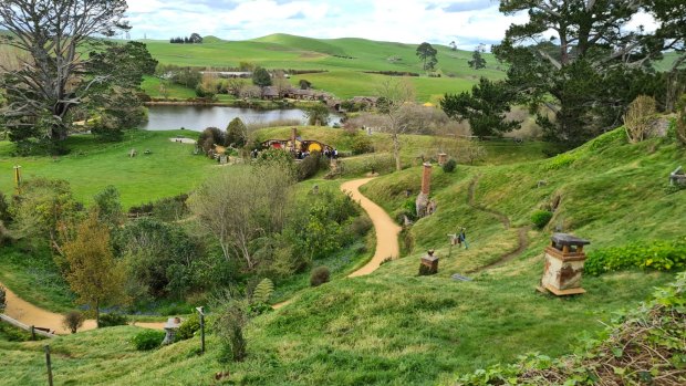 It was this idyllic site, 24 years ago, that Kiwi director Peter Jackson glimpsed from the air and decided it would make the perfect setting for his The Lord of the Rings movie trilogy.