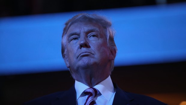 Donald Trump offered a sharply revisionist view of the US role in the world.