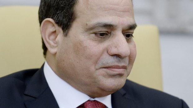 Egyptian President Abdel Fattah el-Sisi,.