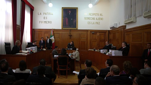 Mexico Supreme Court Justices discuss  on Wednesday a challenge to the constitutionality of a ban on recreational marijuana use.