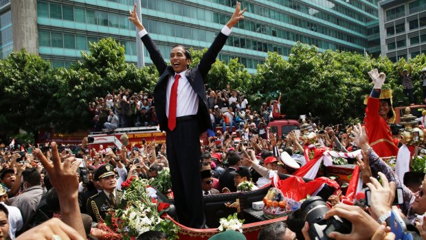 Weak and isolated: Indonesian President Joko Widodo was popular with civil society, but out of favour with the Indonesian elite.