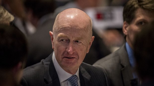 Glenn Stevens says GDP growth under 3 per cent may be the new normal.