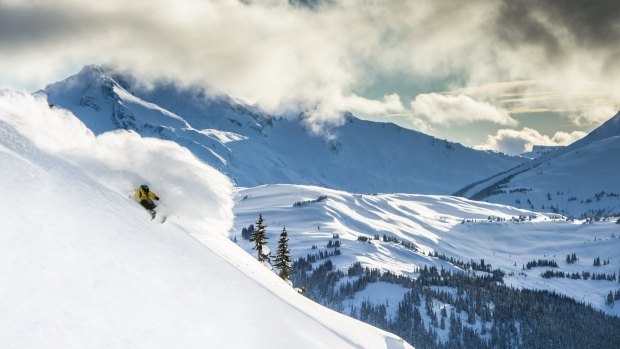 Whistler and Blackcomb are both suitable for all levels of skiing or snowboarding ability.