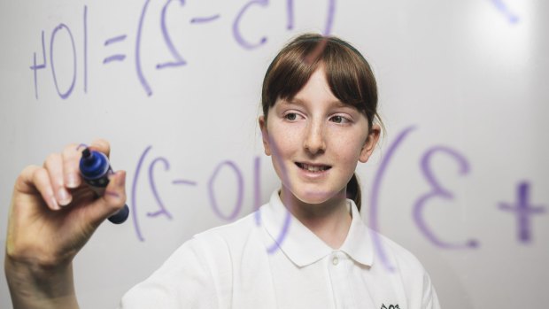 Canberra primary school student, Claire Jones, won the UNSW medal for mathematics in 2015.