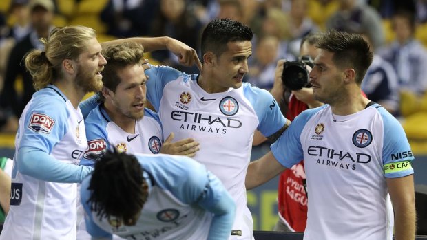 Tim Cahill 'worked hard for the team' and looks to be quickly settling in at Melbourne City.