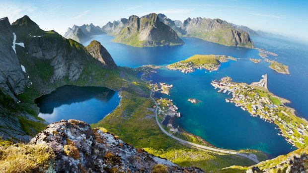 Lofoten Islands, Reine, Moskenes, Norway.