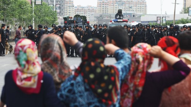 If ever there was an example of how frightening the police can be even when you know you've done nothing wrong, it was Urumqi. 
