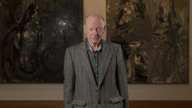 Michael Taylor who is having his first survey exhibition of paintings at the age of 83 at Canberra Museum and Gallery.