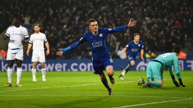 Cinderella story: Leicester star Jamie Vardy has propelled the Foxes to the brink of history.