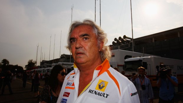 Flavio Briatore attempted to quash worries about Alonso's health, but appeared to point the finger of blame at McLaren for the crash.