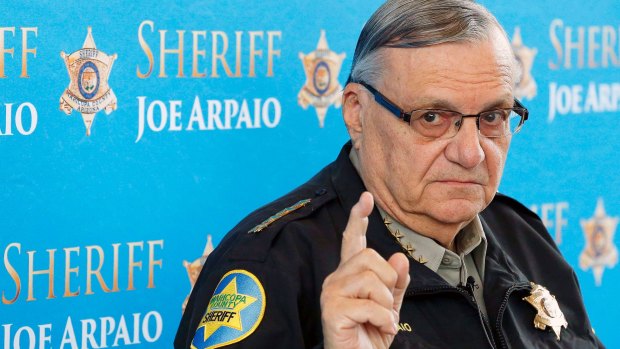 Maricopa County Sheriff Joe Arpaio was pardoned by Donald Trump despite his conviction for intentionally disobeying a judge's order in an immigration case. 