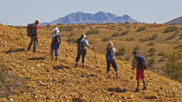 Can't go hiking in South America? There are plenty of spectacular hiking trails in Australia, such as the Larapinta walk in the Northern Territory.