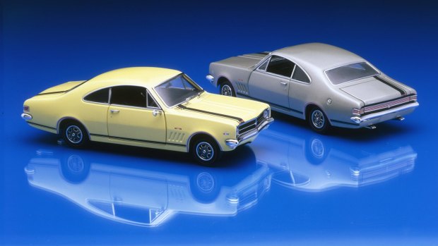 Holden's 1968 HK Monaros are honoured in the Good Design Awards showcase.