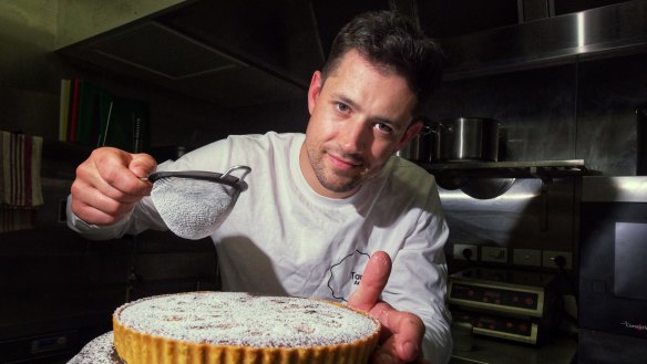 Chef Gareth Whitton and his kitchen team all bring a fine-dining background to the business of tart-making.