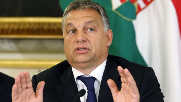 "Hungary, if it wants to uphold international agreements, should implement actual border controls": Hungarian Prime Minister Viktor Orban.