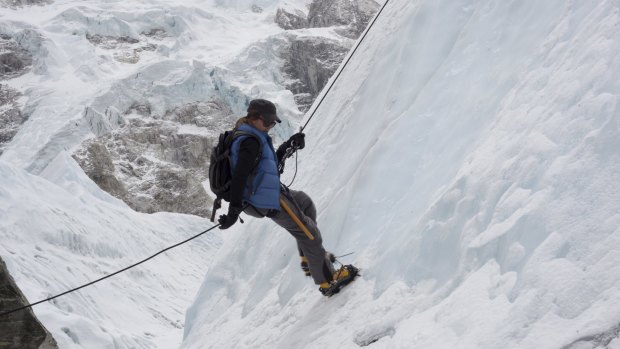 Jennifer Peedom on the slopes of Everest during the making of <i>Sherpa</i>.
