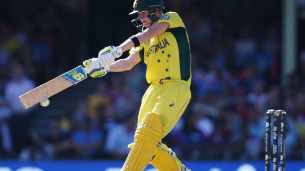 Dominating: Steve Smith hit a majestic century against India at the SCG.
