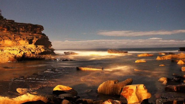 Jackson Williams took this moody shot of Terrigal and its landmark the Skillion on the night he died in a crash.  